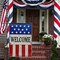 Patriotic American Garden Flag Welcome 4th Of July Garden Flags Decor Rustic Farmhouse Home Yard Lawn Double Sided Small Independence Day Decorations 12x18 Inch
